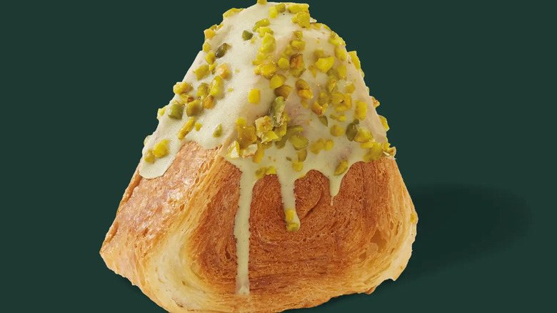 Starbucks Pistachio Pyramid pastry