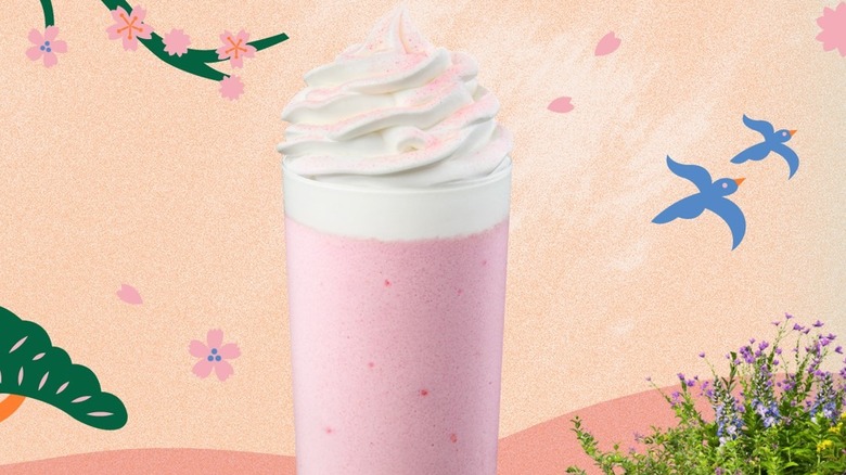 Starbucks Strawberry Mochi Cream Frappuccino