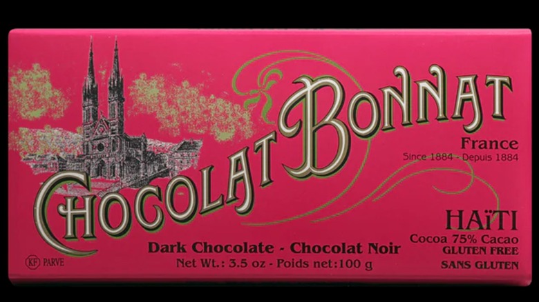 Chocolat Bonnat's Haiti bar of chocolate