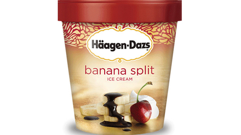 Pint of Häagen-Dazs Banana Split ice cream