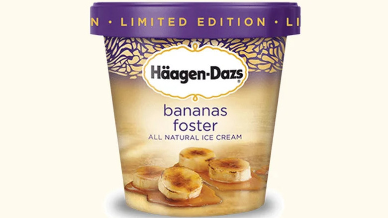 Pint of Häagen-Dazs Bananas Foster ice cream