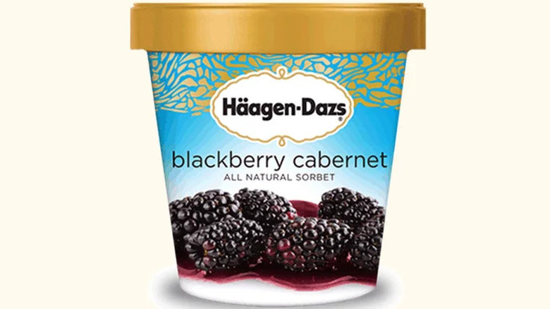 Pint of Häagen-Dazs Blackberry Cabernet Sorbet