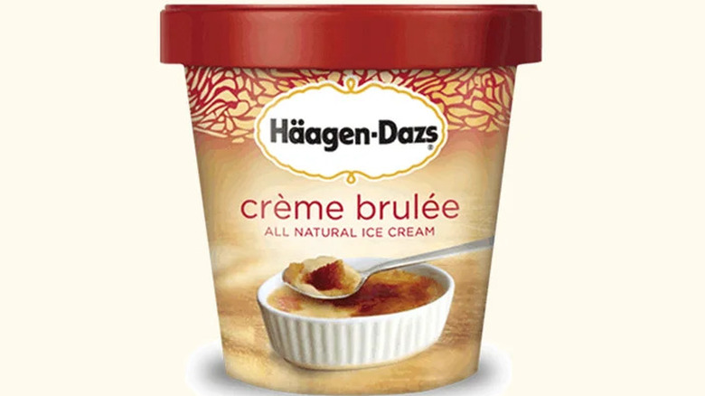 Pint of Häagen-Dazs Creme Brulee ice cream