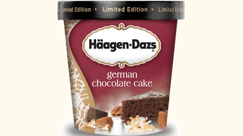 Pint of Häagen-Dazs German Chocolate Cake ice cream
