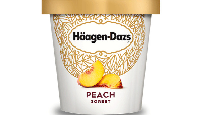 Pint of Häagen-Dazs Peach Sorbet