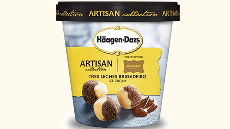 Pint of Häagen-Dazs Tres Leches Brigadeiro ice cream