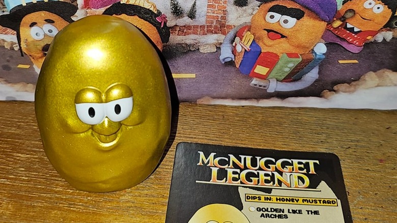 A close-up of the McNugget Legend