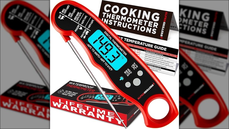 digital meat thermometer with instructions