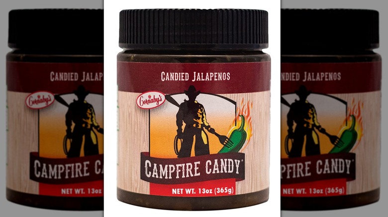 A jar of Cornaby's Campfire or cowboy candy
