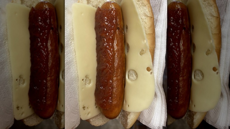 A close up of a Monte Cristo hot dog