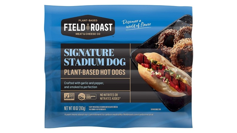 Field Roast Signature Stadium plant-based hot dogs