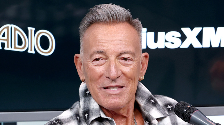 A close-up of Bruce Springsteen