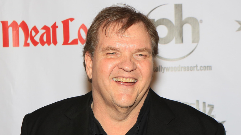 A close-up of singer Meat Loaf