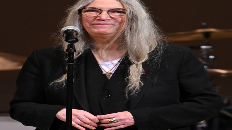 A close-up of Patti Smith