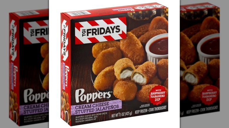 Box of TGI Friday's Poppers