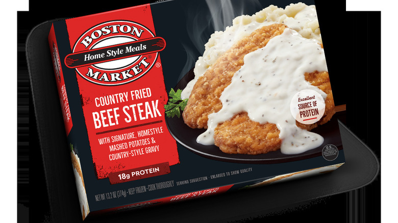 Box of Boston Market Country Fried Beef Steak