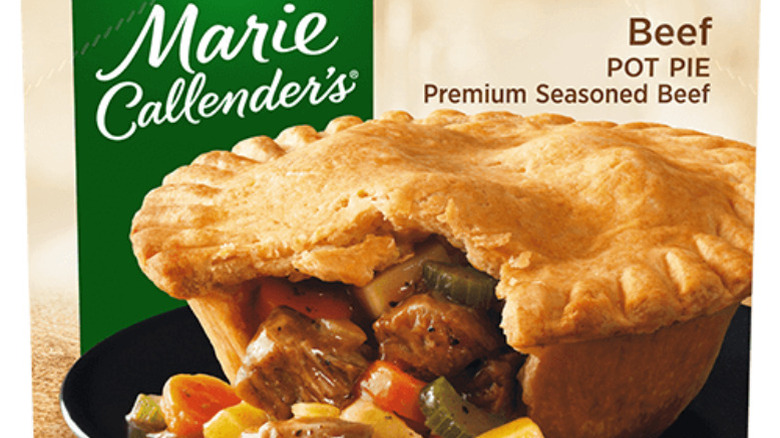 Box of Marie Callender's Beef Pot Pie