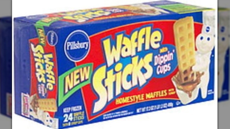 Package of Pillsbury Waffle Sticks