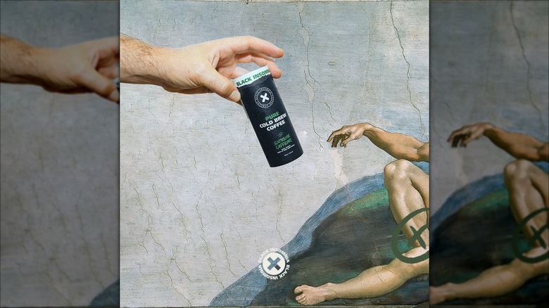 artistic depiction of black insomnia coffee