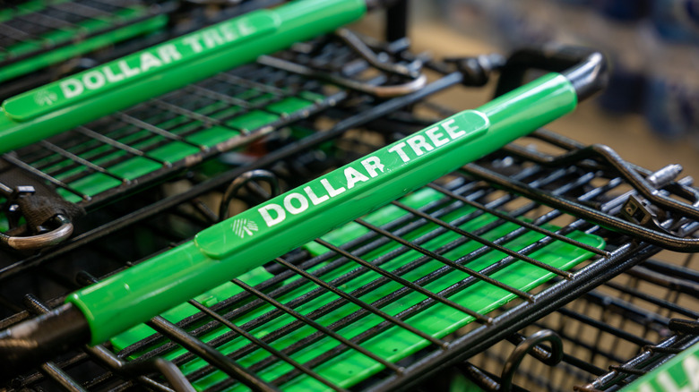 Dollar Tree shopping carts