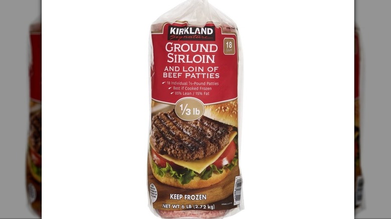Kirkland Signature Ground Sirloin and Loin of Beef Patties