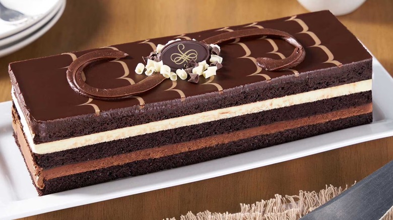 Sam's Club Tuxedo Bar Cake with Chocolate Mousse