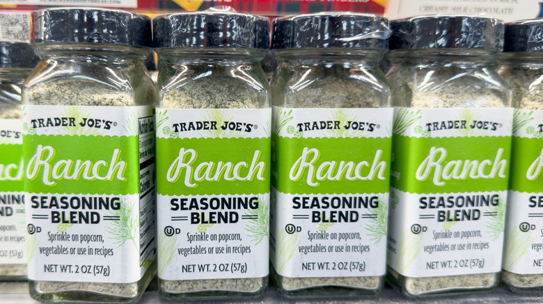 Jars of Trader Joe's ranch seasoning blend