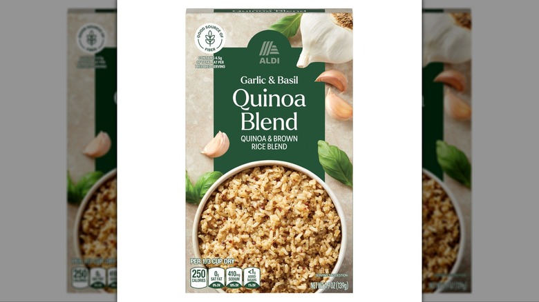 green box of quinoa rice blend