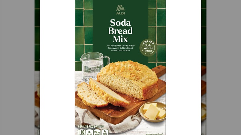green box of soda bread mix