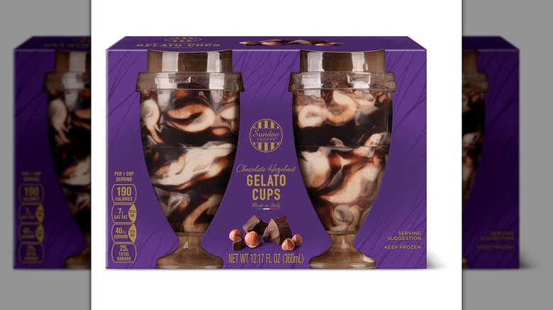 pair of fancy gelato cups in plastic containers