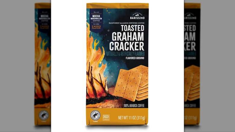 A package of toasted graham cracker-flavored coffee