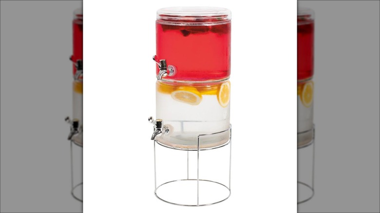 Crofton beverage dispenser with ice and fruit