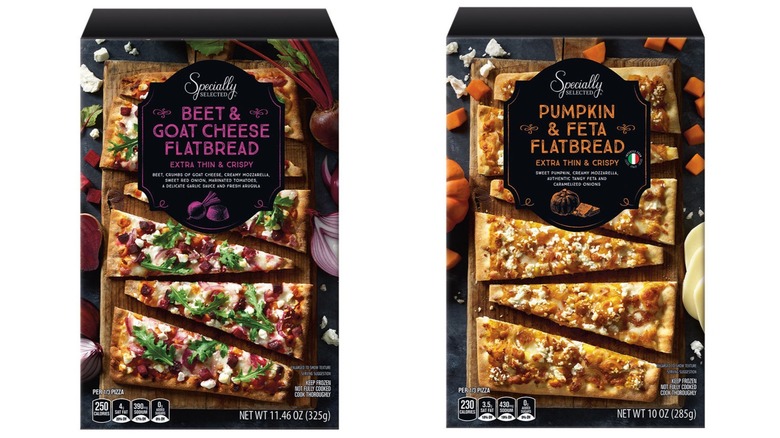 Specially Selected Beet and Goat Cheese and Pumpkin Feta Flatbreads