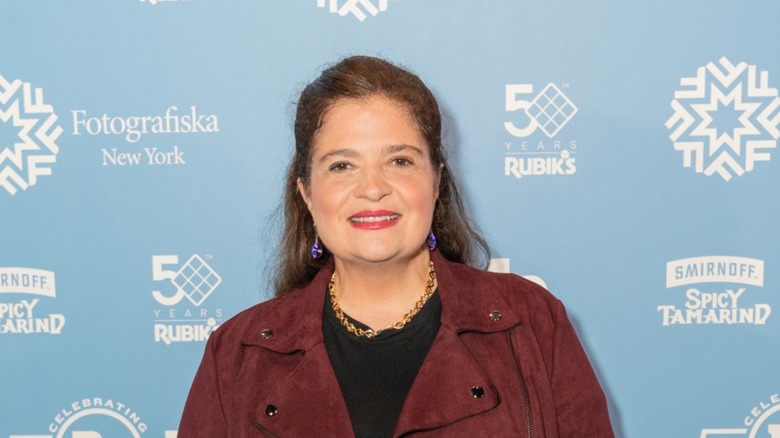 alex guarnaschelli on the red carpet