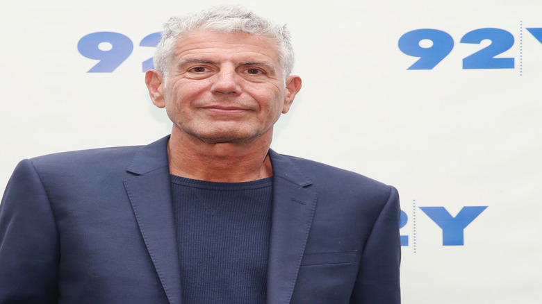 anthony bourdain on red carpet