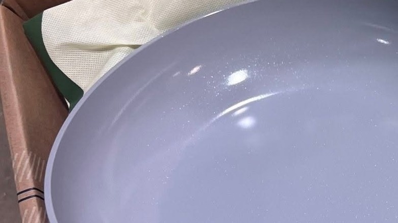 Lavender Caraway skillet in packaging