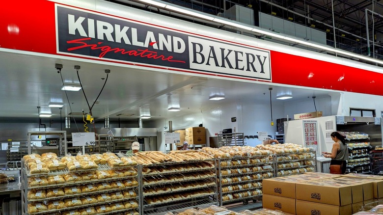 A view of a Costco bakery section