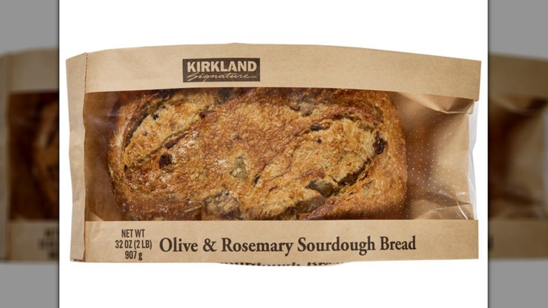 Kirkland Signature Olive and Rosemary Sourdough Bread