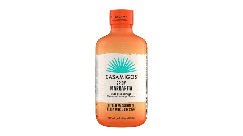 orange bottle of ready-to-serve margarita drink