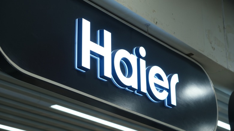 sign for haier electronics in shanghai