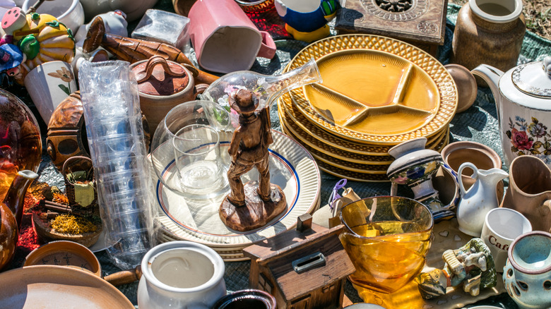 Thrift store table