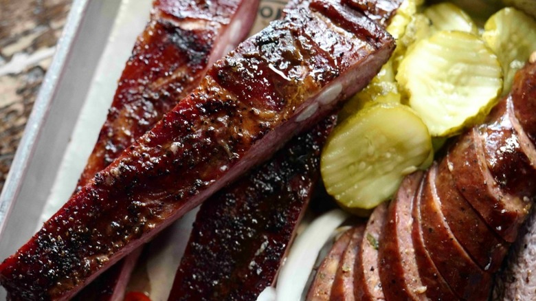 Food from Hometown Bar-B-Que in New York