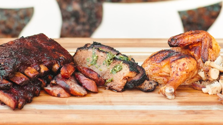 Cooked meat from Pig Floyd's Urban BBQ in Florida