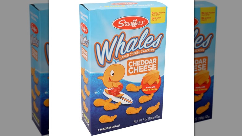 Stauffer's Whales Baked Cheddar Snack Crackers
