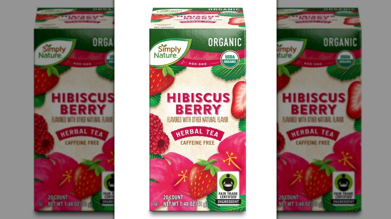 Simply Nature organic hibiscus berry fruit tea