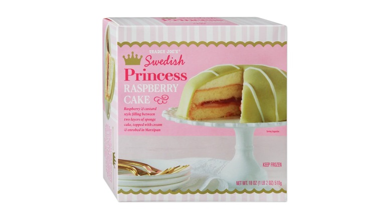Trader Joe's Swedish Princess Raspberry Cake