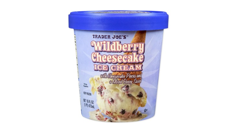 Trader Joe's Wildberry Cheesecake Ice Cream