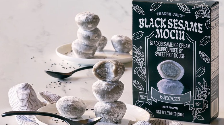 Trader Joe's Black Sesame Mochi