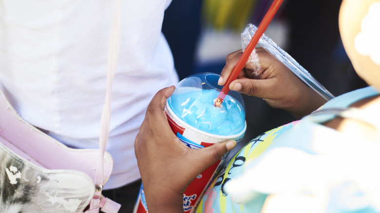 blue ICEE