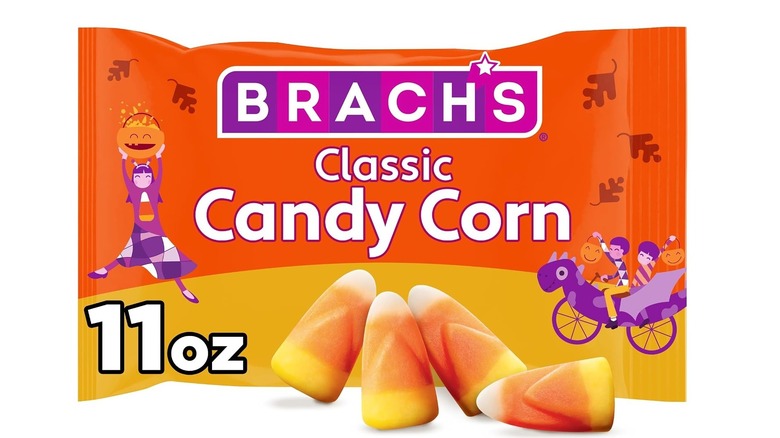 A bag of Brach's classic candy corn